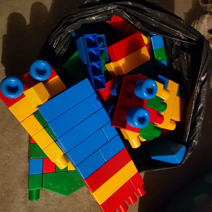 Klocki duze plastikowe