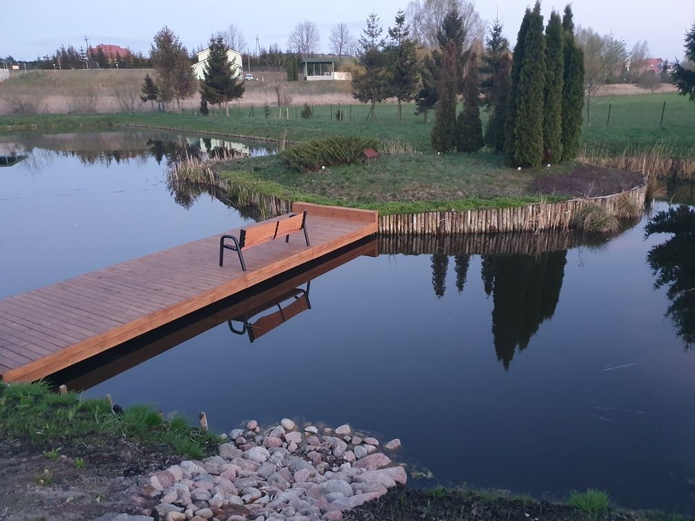 Kopanie i czyszczenie stawów odA-Z(faszyna oczko wodne pomost plaża)