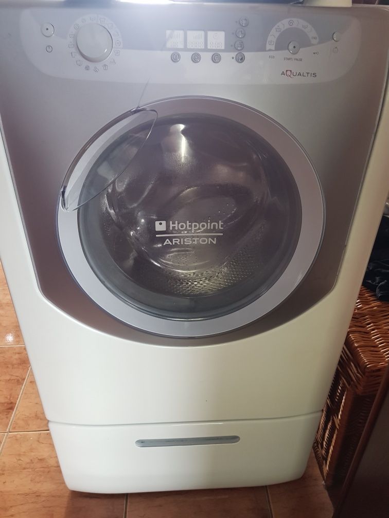 Pralka części uszkodzony ariston hotpoint aqxxf129 7,5 kg uszkodzona c