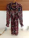 Kimono Narzutka Koszula Kwiaty Boho Mgiełka