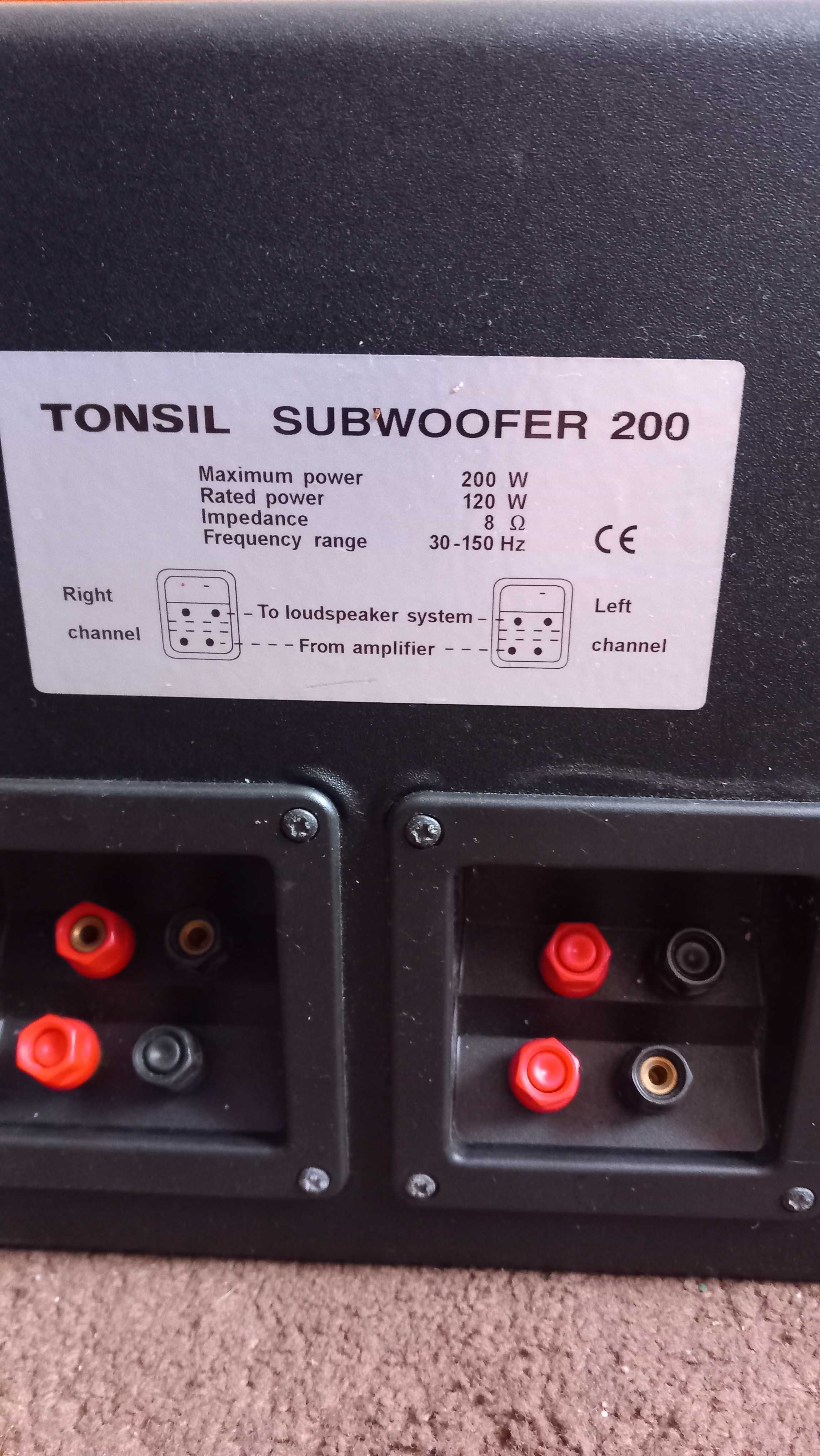 Tonsil Subwoofer aktywny 200-stan bdb