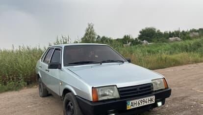 Ваз 21099 на полном ходу