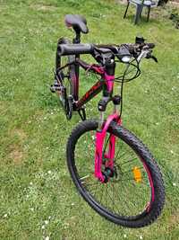 Rower górski Kross, 26", S, różowy