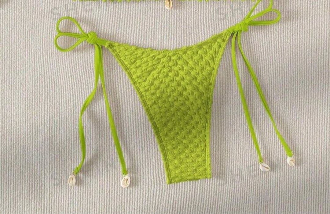 Parte de baixo de bikini verde