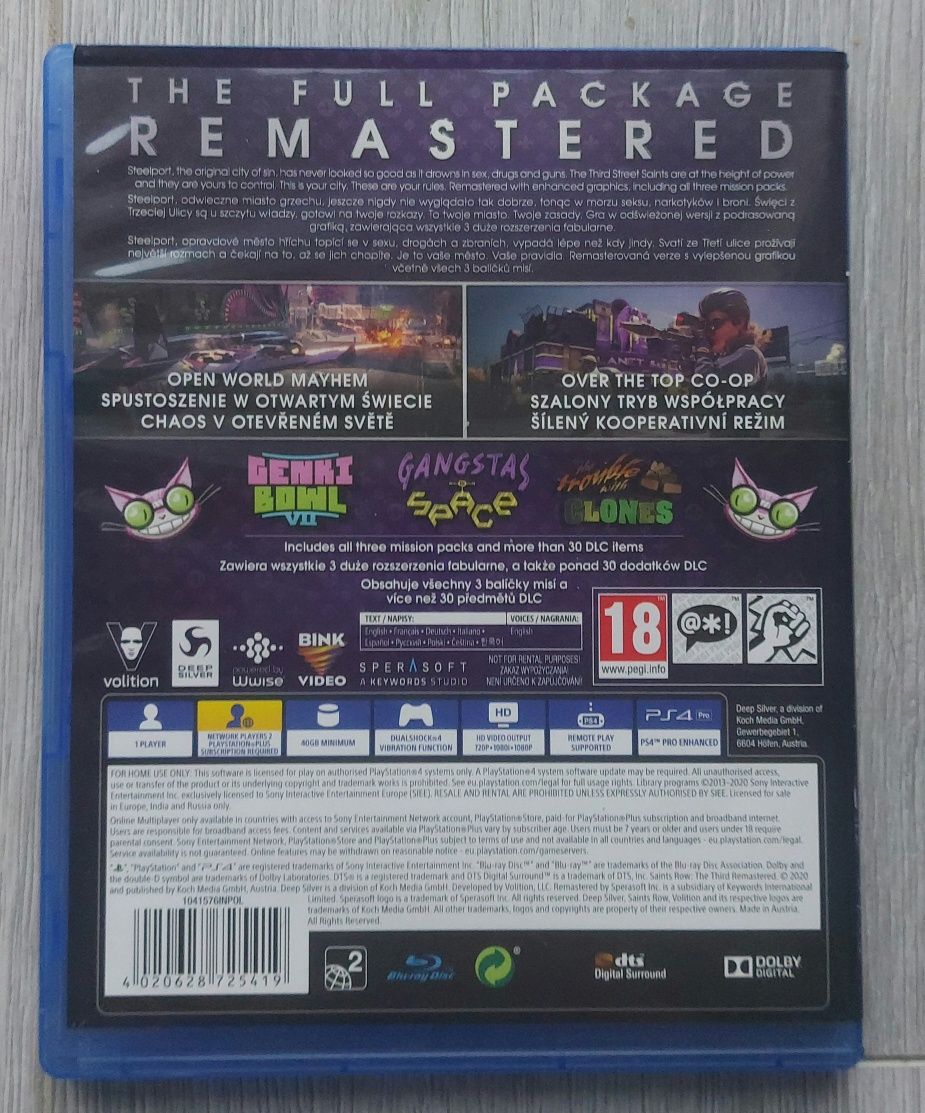 Saints Row The Third Remastered