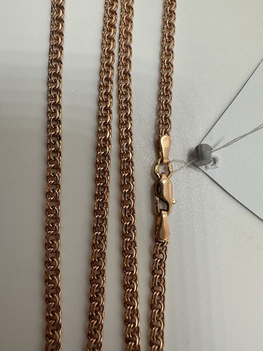 Цепочка золотая новая литая / ланцюжок новий золотий