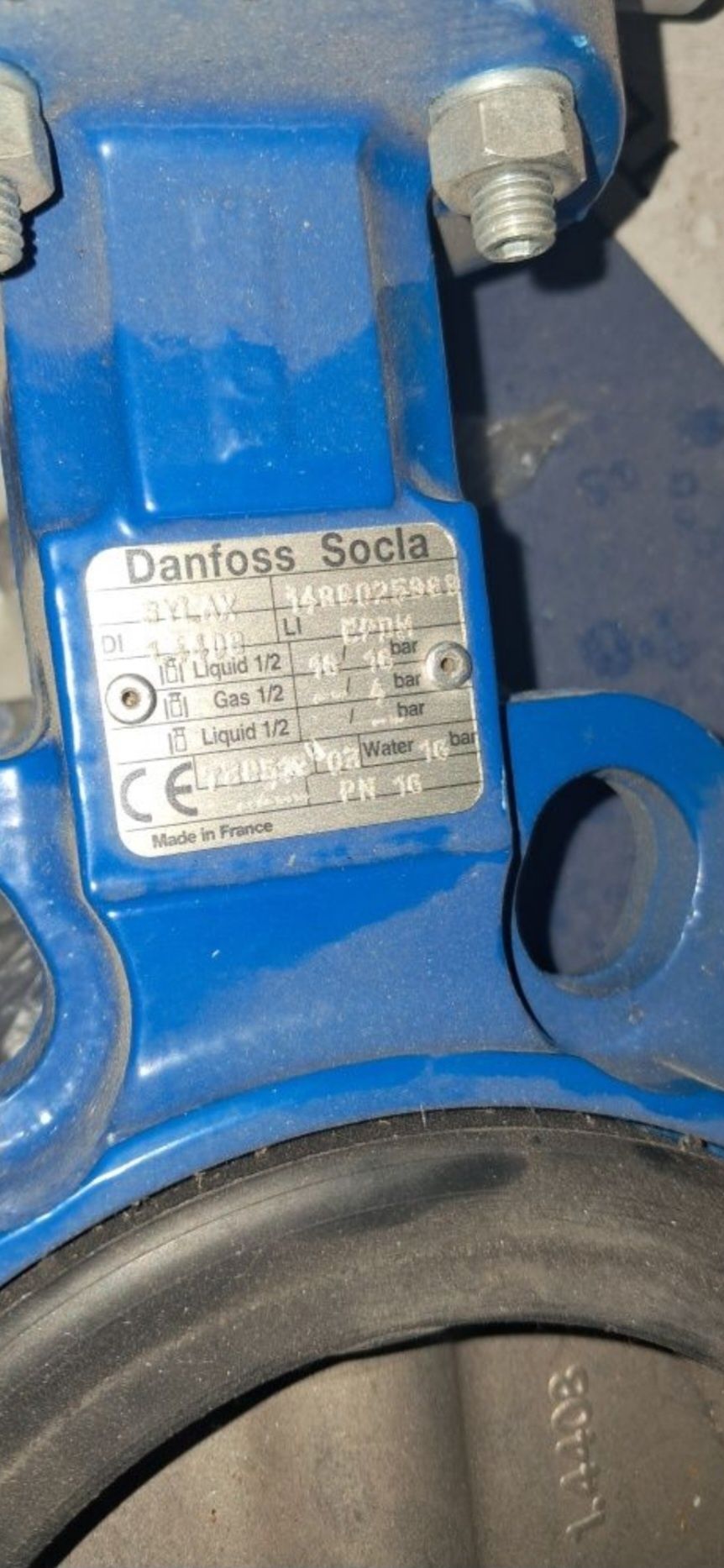 Запірна арматура. Електрозасувка батерфляй Danfoss DN 100