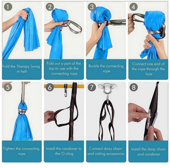 Huśtawka terapeutyczna dla dzieci SENSORYCZNA do domu