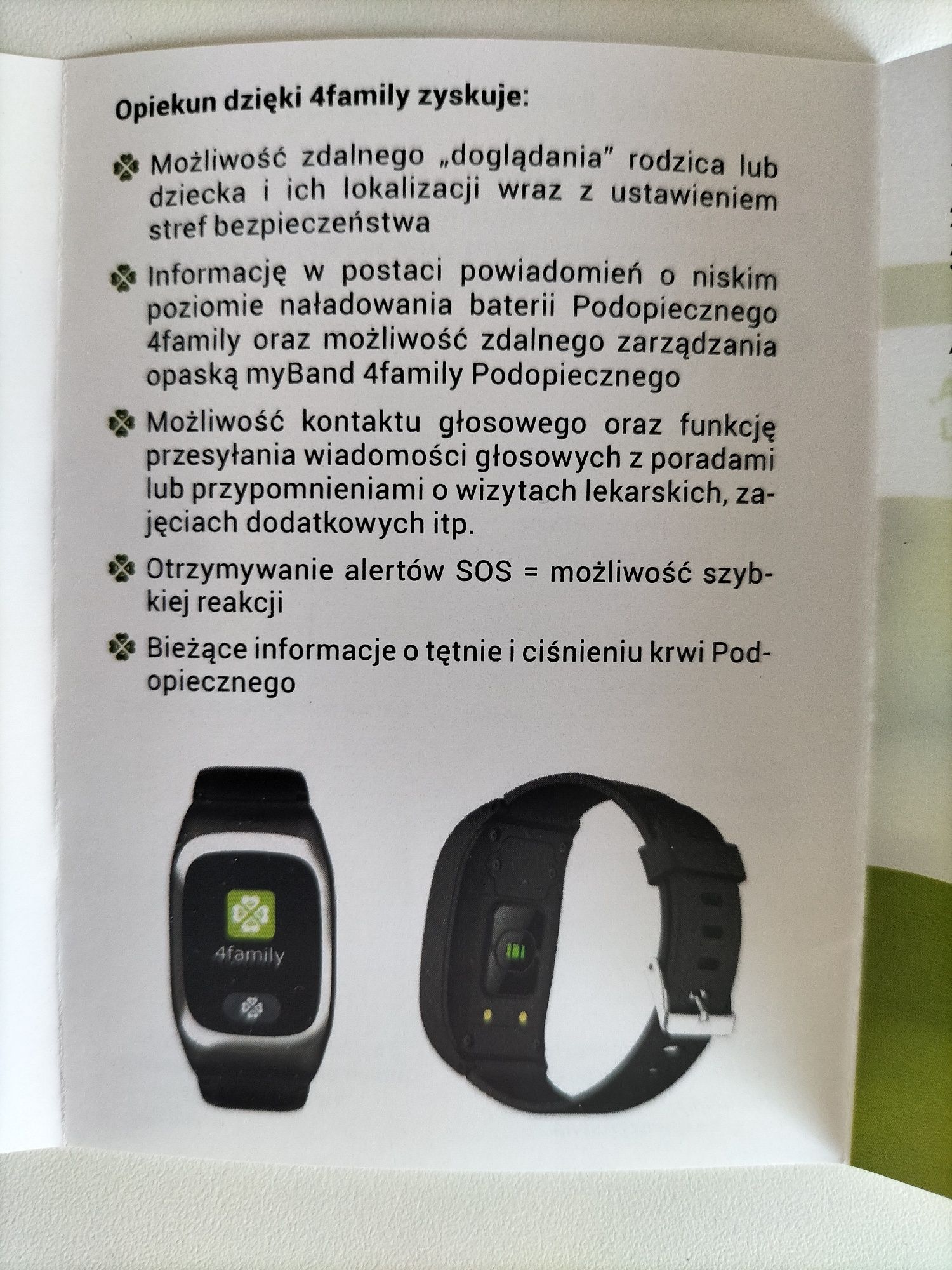 Nowy smartband myPhone myBand 4family