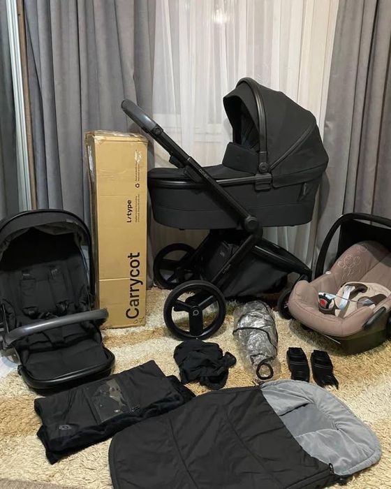 Коляска 3в1 Anex L-type чорного кольору