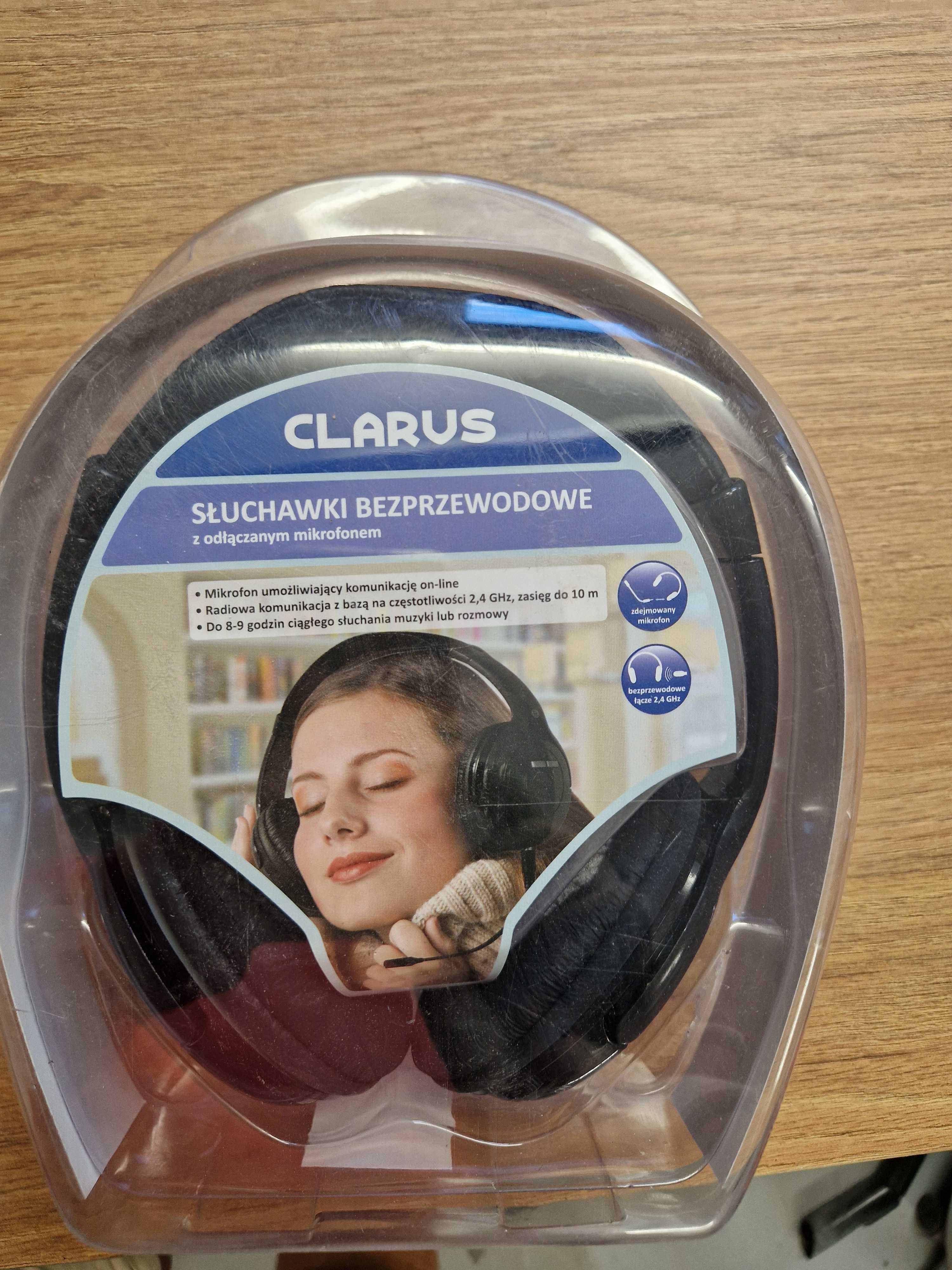 Słuchawki nauszne z mikrofonem bezprzewodowe Clarus