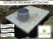 szamba betonowe, zbiornik na szambo, deszczówkę KOMPLEKSOWO Z WYKOPEM