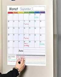 Magnetyczna Tablica /Planer/ Kalendarz na lodówkę