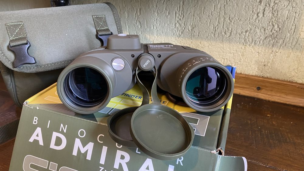 Бінокль Sigeta Admiral 7x50, водонепроникний, з компасом