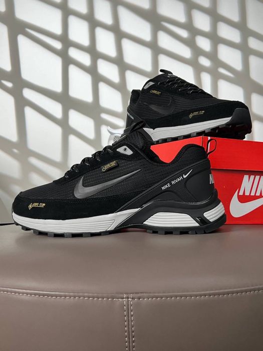 Мужские кроссовки найк с мехом Nike Rivah Fur Black [41-46]