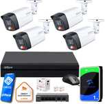 Zestaw monitoringu IP Dahua NVR 4 kamery 4MPx Eltrox Gorzów Wlkp.