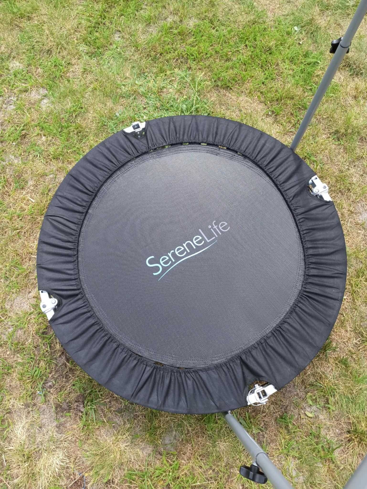 Mini Trampolina 36"/40" SereneLife  z regulowanym uchwytem