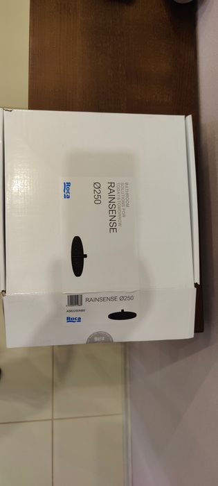 Roca Rainsense deszczownica okrągła 25 cm czarny mat A5B2250NB0