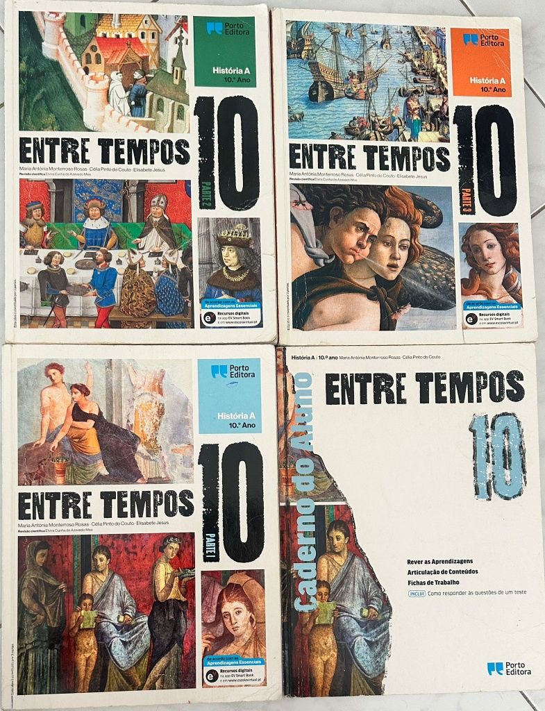 Livro e manual de história 10° ano