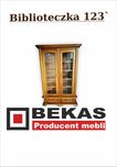Stylowa BIBLIOTEKA 123 dąb Rustykalny Producent BEKAS MEBLE