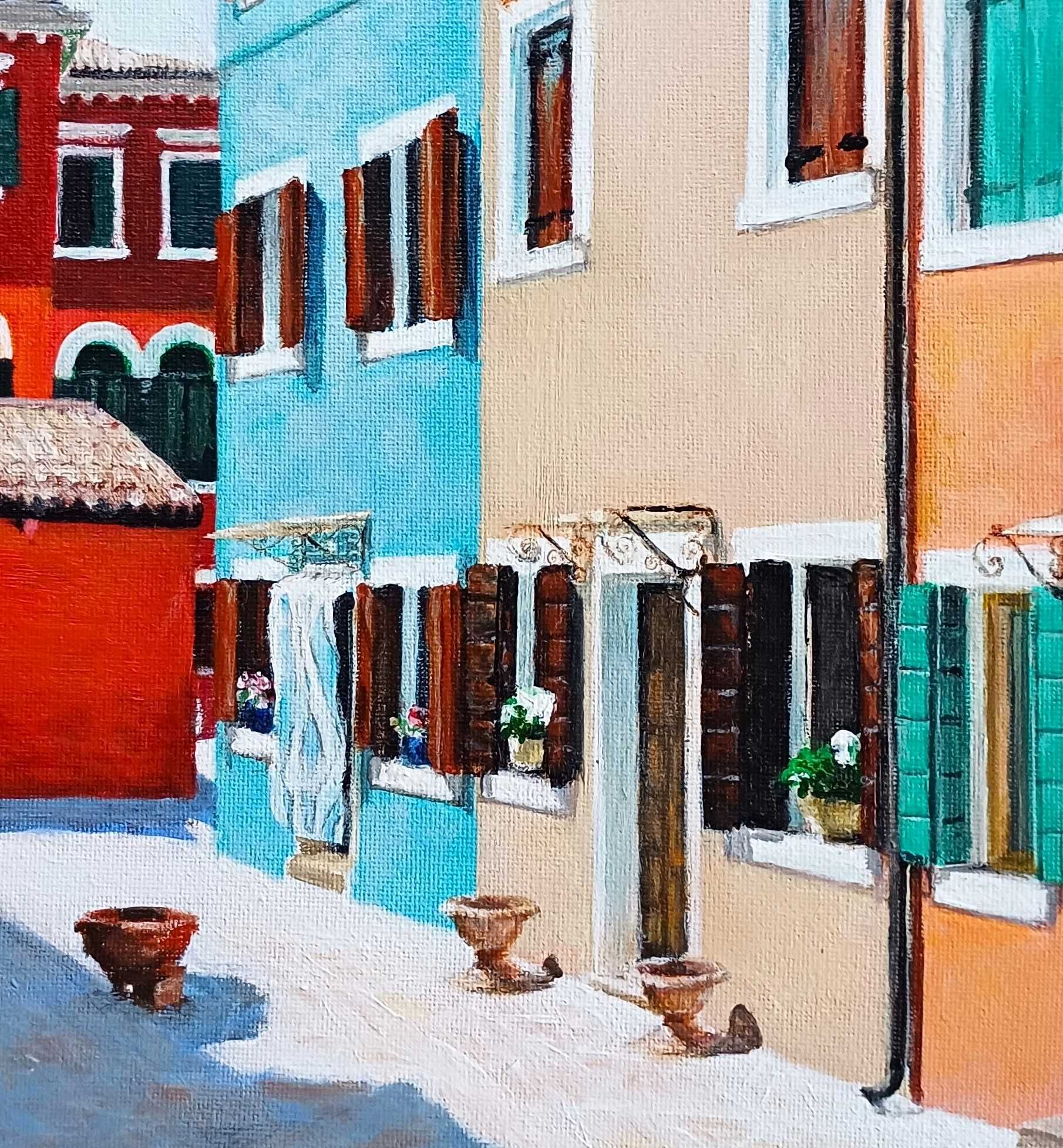 Obraz akrylowy - wyspa Burano, Wenecja