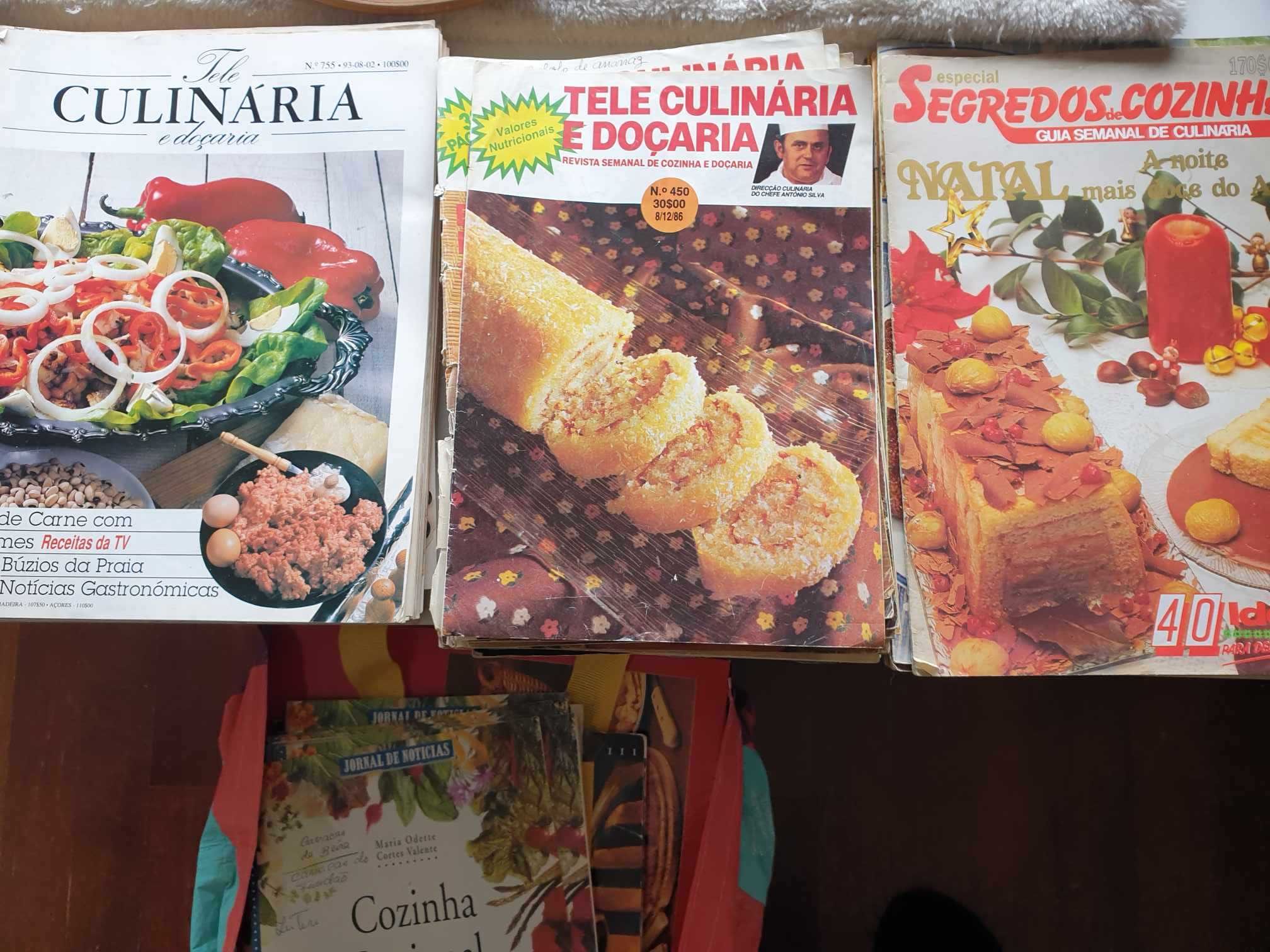 Revistas antigas de culinária