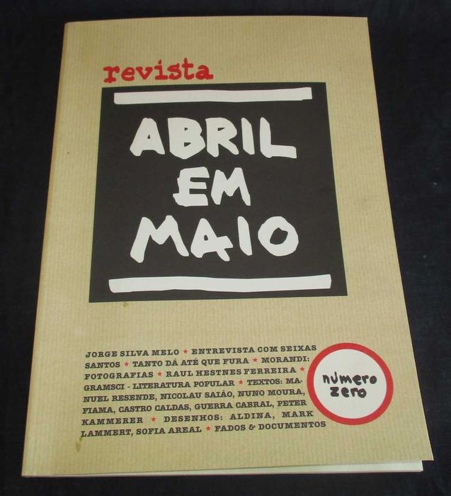 Revista Abril em Maio Número Zero 1999