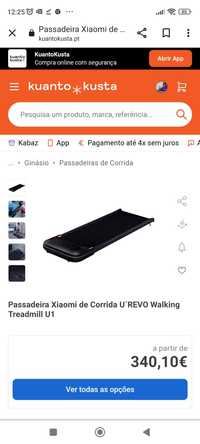 Passadeira de corrida Xiaomi U'REVO U1. NOVA NA CAIXA.