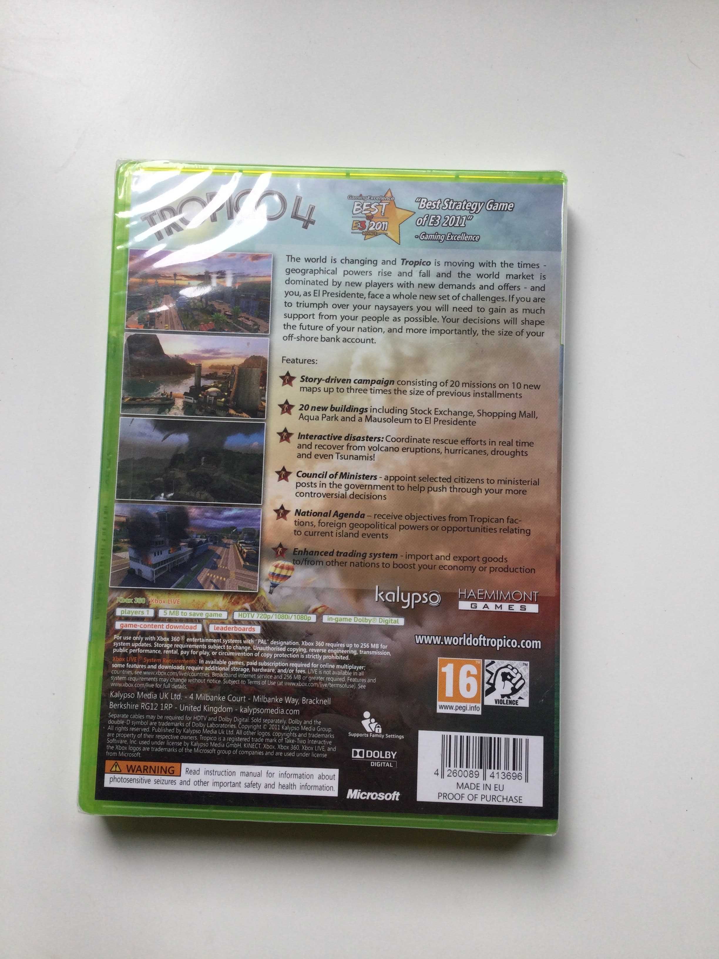 Xbox 360- Tropico 4 (Selado)