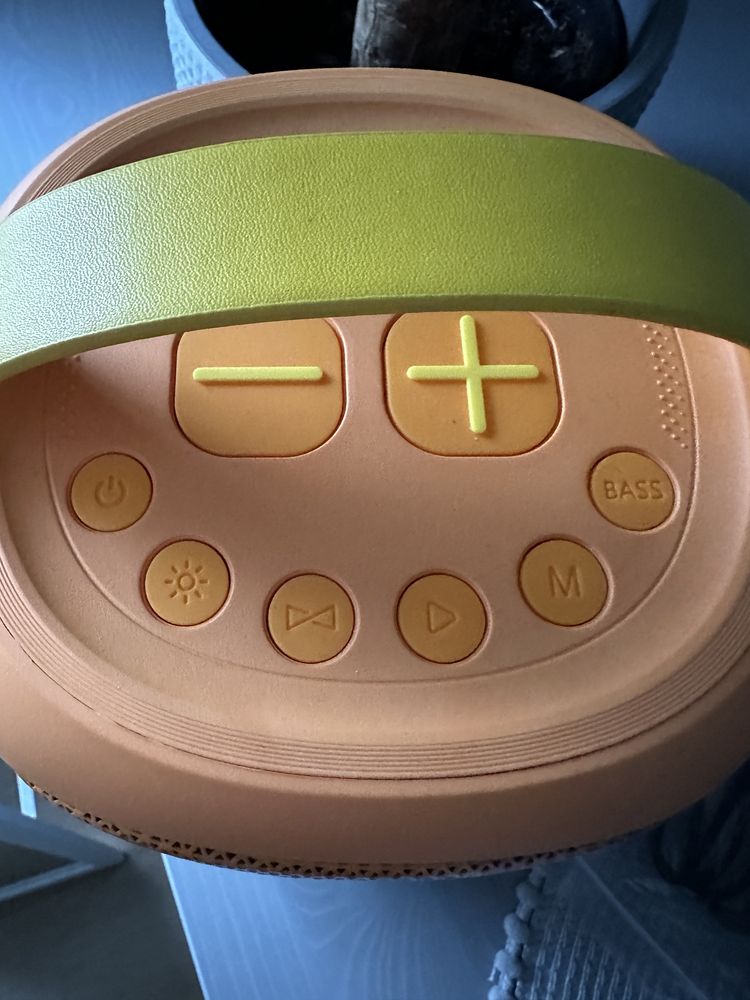 Głośnik Bluetooth Pomarańczowy RGB