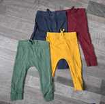Legginsy spodnie bawełniane 100% bawełna basic unisex  rozm 74