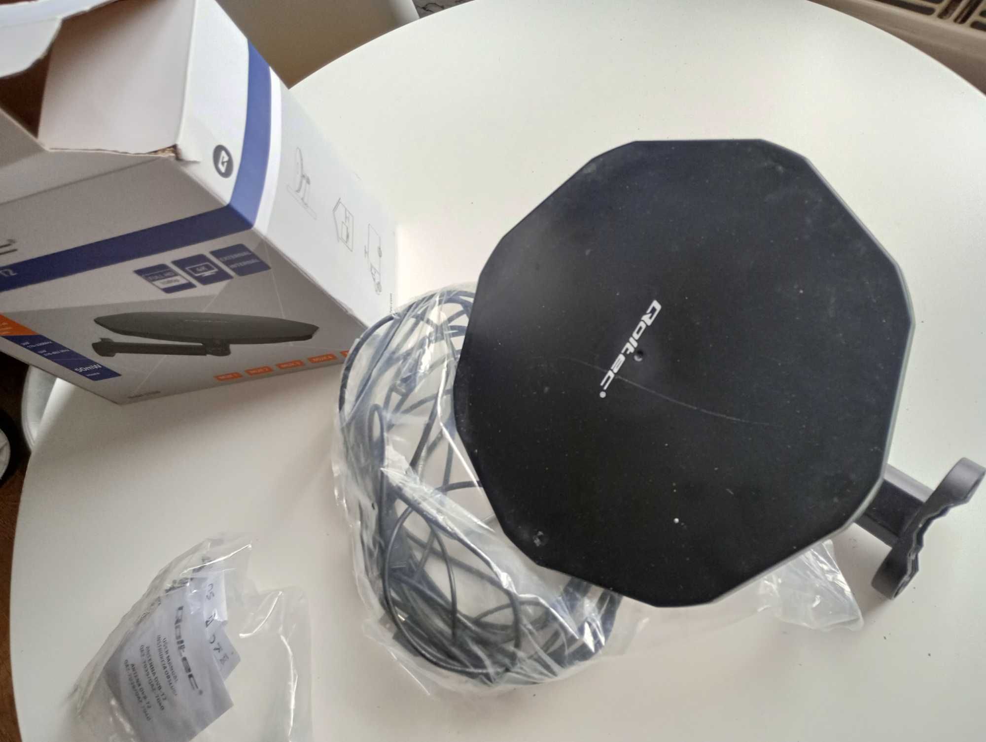 Antena Qlteck telewizyjna DVB_ t2 pokojowa ale i też zewnętrzna