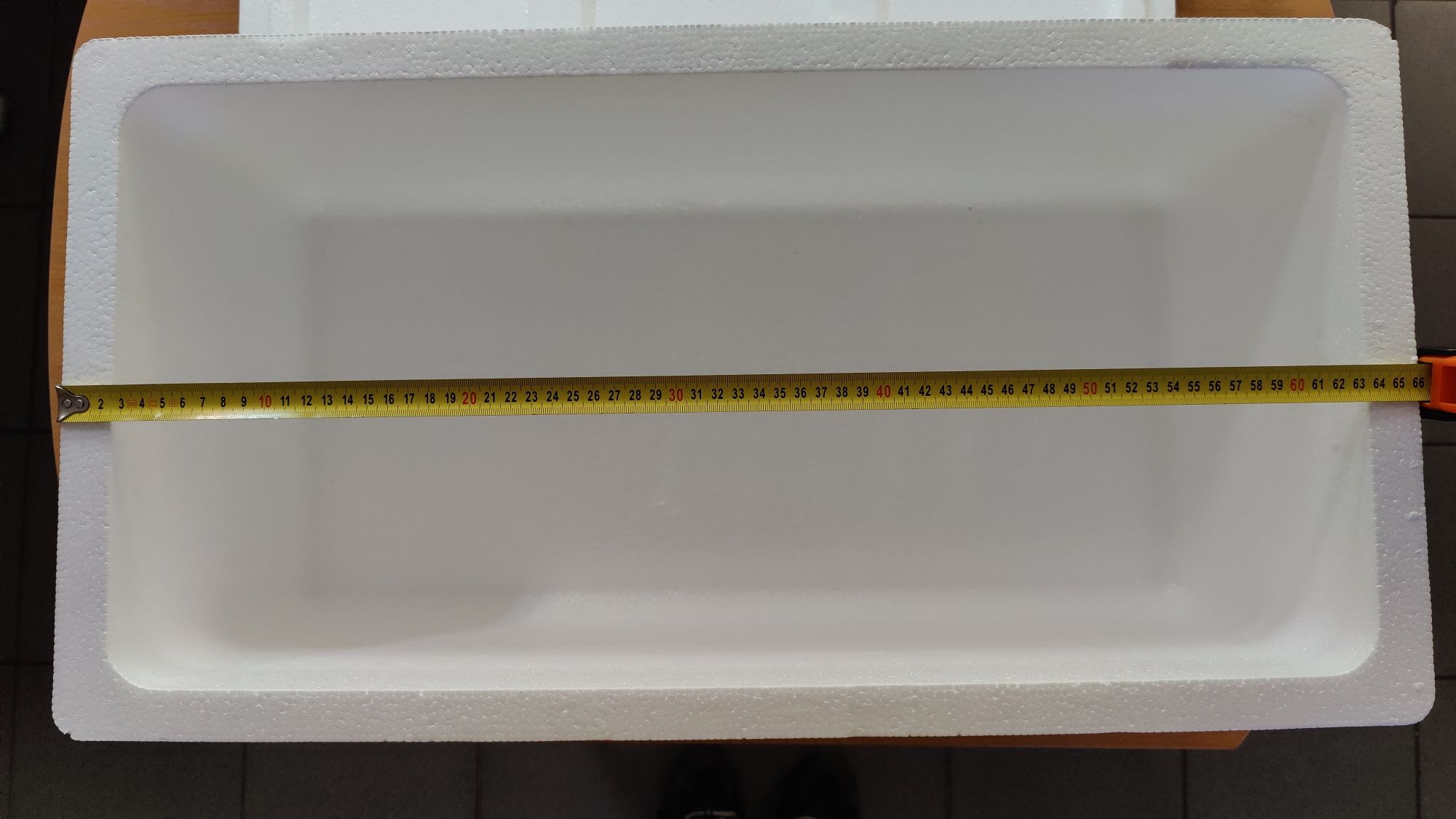 Pojemniki styropianowe 35cm x 65cm