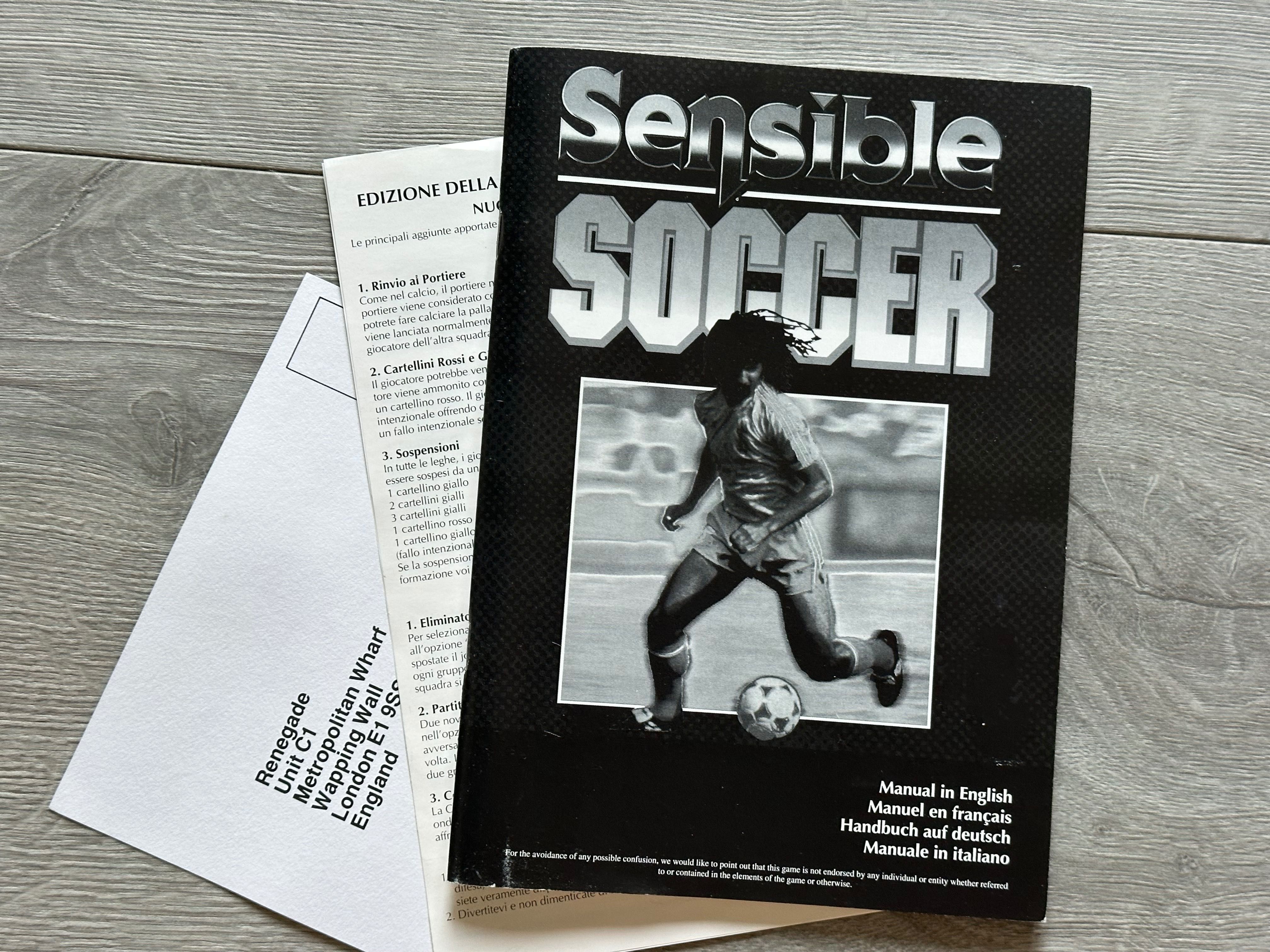 Sensible Soccer: European Champions / Atari ST