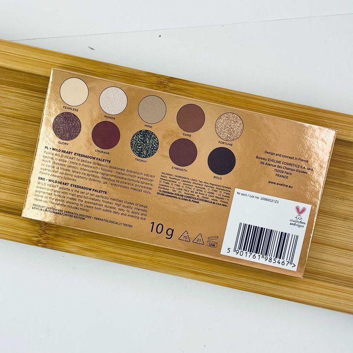 Eveline Paleta 10 Cieni Do Powiek Wild Heart 10G