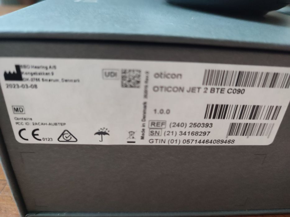 Aparat słuchowy Oticon JET 2 BTE C090 prawy