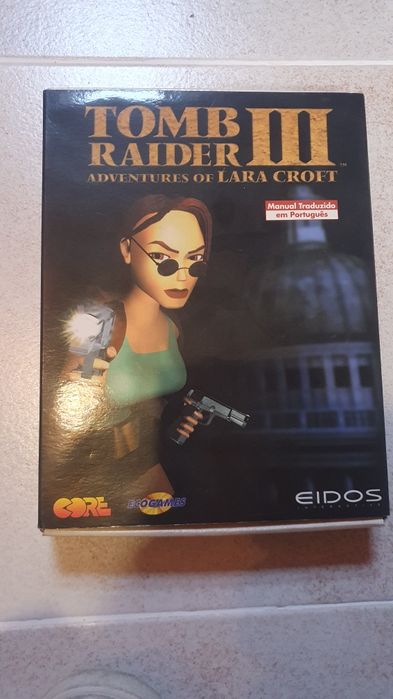 Tomb Raider 3 PC caixa vazia