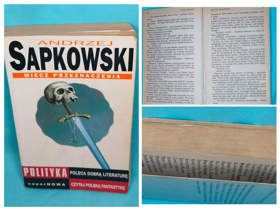 Sapkowski Wiedźmin, pakiet osiem tomów