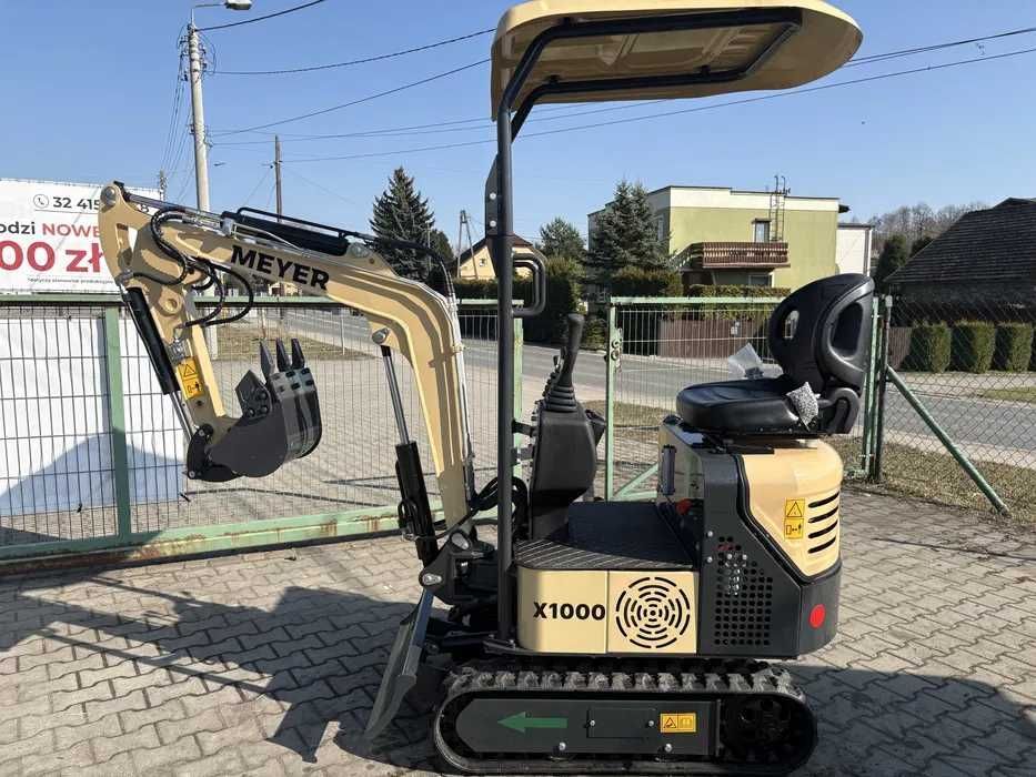 Minikoparka MEYER X1000 (skretne ramie,silnik KOOP) LEASING