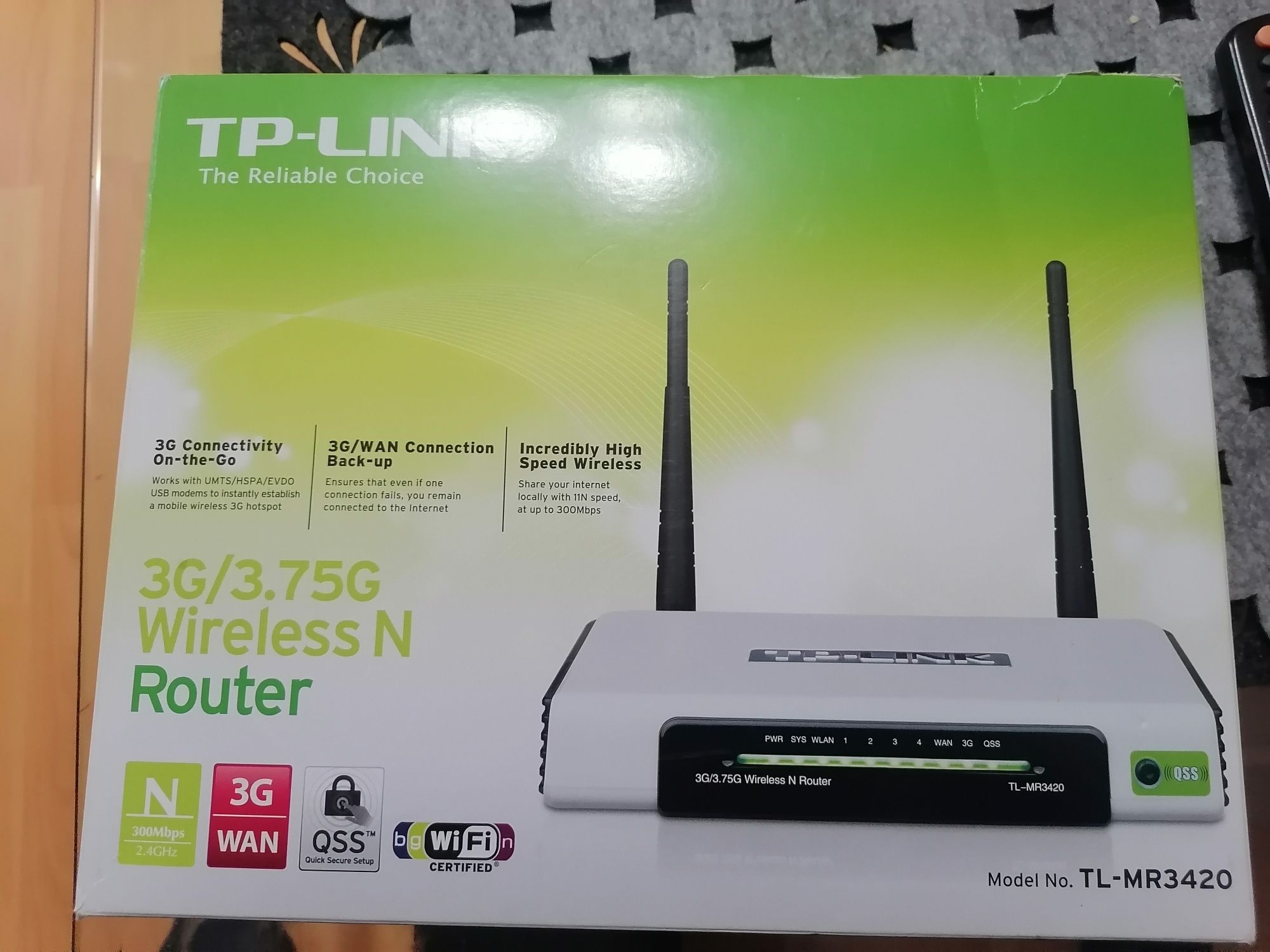 Router WiFi  TP-Link z wejściem USB