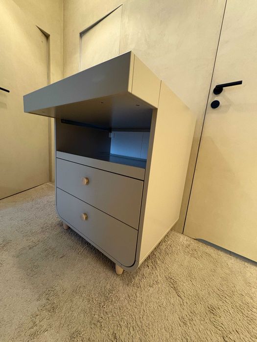 Komoda z przewijakiem, beżowy MYLLRA