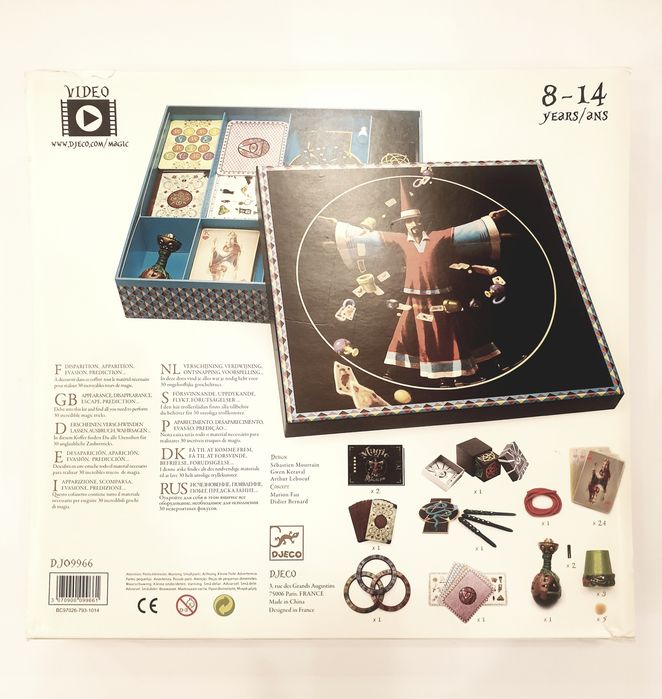 DJECO. 30 магических фокусов для детей DJECO. Набор фокусника Джеко.