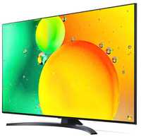 LG 55" 4K WebOS WiFi BT DVB-T2 Telewizor Nowy Gwarancja 55NANO763Q