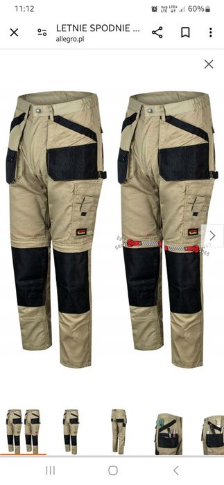 Spodnie robocze Brixton rozm 50 3 pary Wysyłka