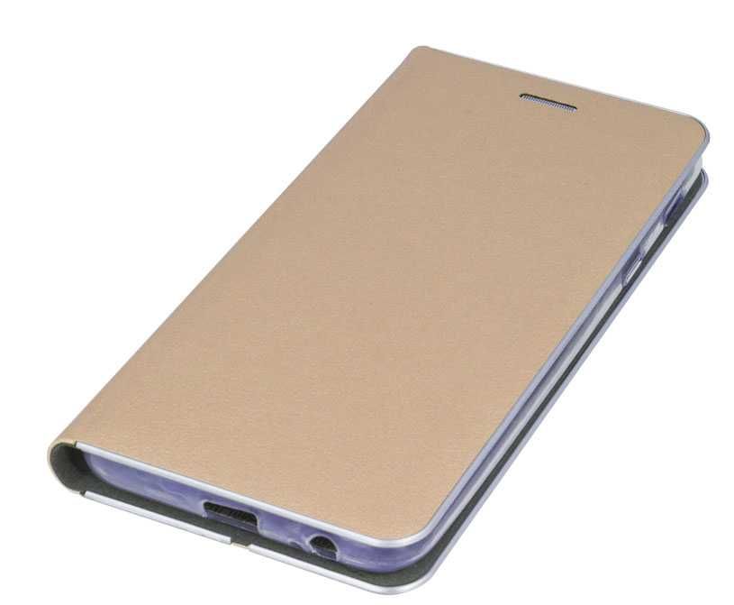 Etui z klapką do Huawei Mate 20 Lite kolor złoty