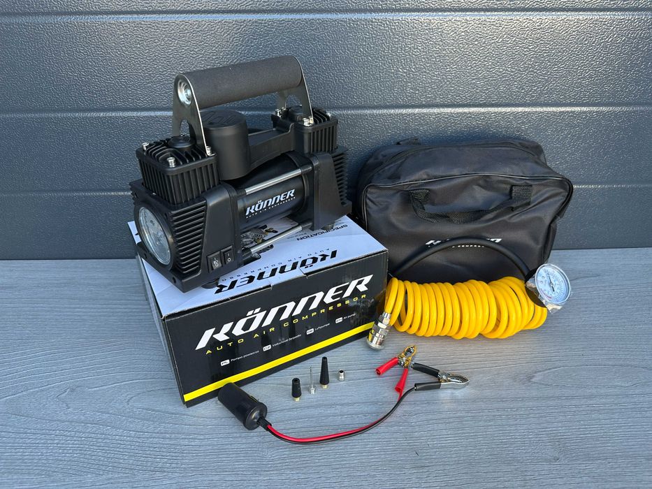 Автомобільний компресор 40 літрів до R16, Однопоршневий, Автокомпресор