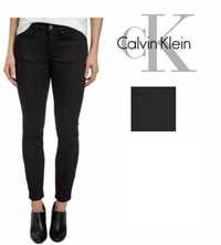 Джинсы Calvin Klein W30 L32 скинни облегающ плотные чёрные кляйн skinn