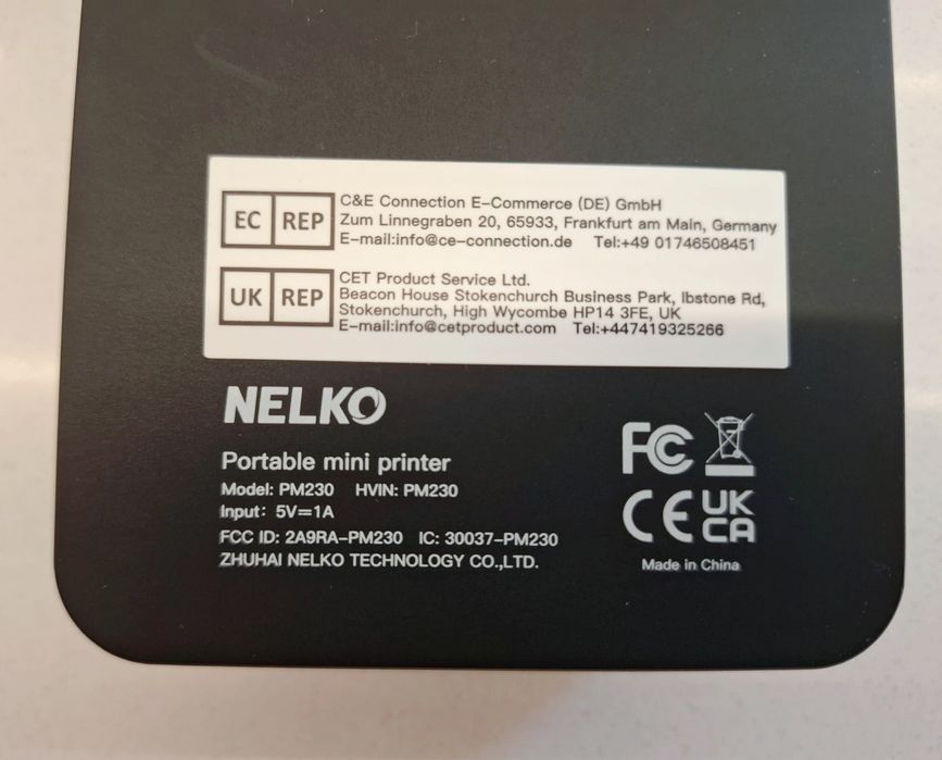 Impressora de adesivos Nelko