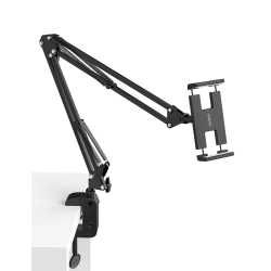 Uchwyt statyw z regulowanym, składanym ramieniem do biurka na telefon