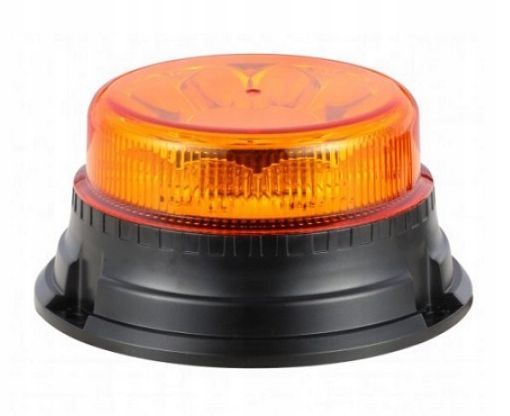 KOGUT POMARAŃCZOWY LAMPA OSTRZEGAWCZA LED BŁYSKOWA